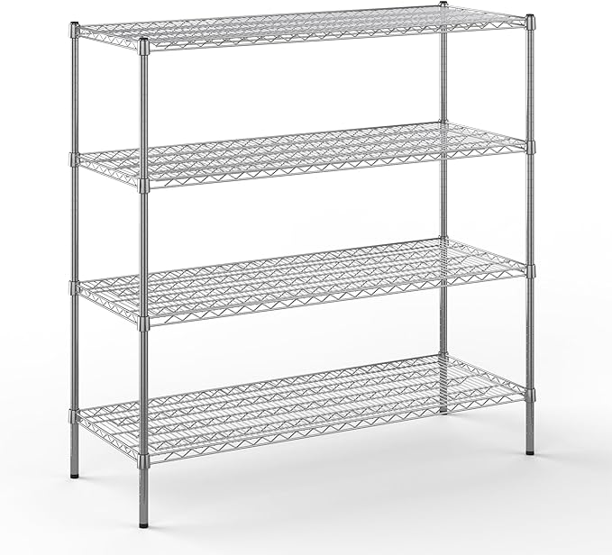 Regal Altair 21" Deep x 54" Wide x 54" Height Wire Shelving Kit | 4-Tier | NSF by Regal+Altair