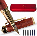Ellington Pens Luxury Wood Fountain Pen Set – Fine Nib - Image 8