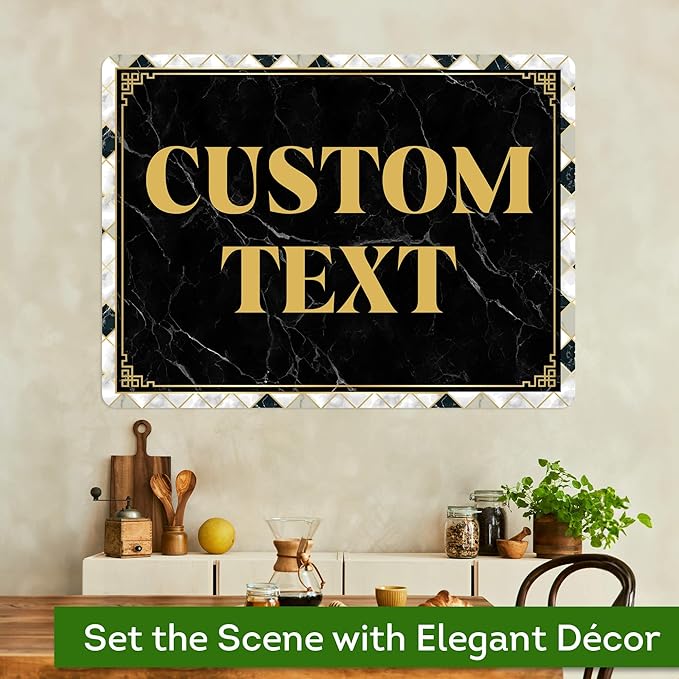 Custom Sign, Custom Street Sign, 11 Font Colors, 13 Font Styles, 4 Hole Options - Image 4