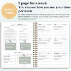 Undated Weekly Planner - Image 4