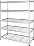 Amazon Basics 5 Shelf, High-Grade Aluminum, Adjustable, Shelving Unit by AmazonBasics