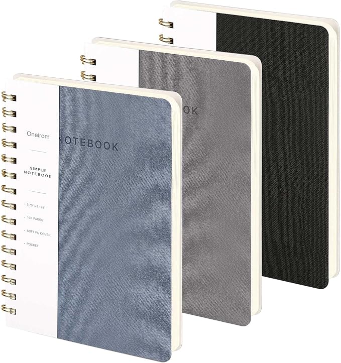 Spiral Notebook-5.75" x 8.125" College Ruled Journal by Oneirom