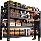 69"w garage shelving heavy duty metal storage shelves, main product view