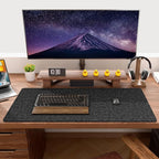 Auhoahsil Felt Desk Mat, Minimalist Large Mouse Pad XXL 35.5 x 15.7 in - Image 7