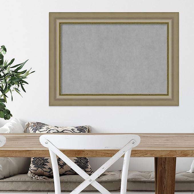 Amanti Art Silver Framed Magnetic Board 21x29 Medium Vision Board - Image 5