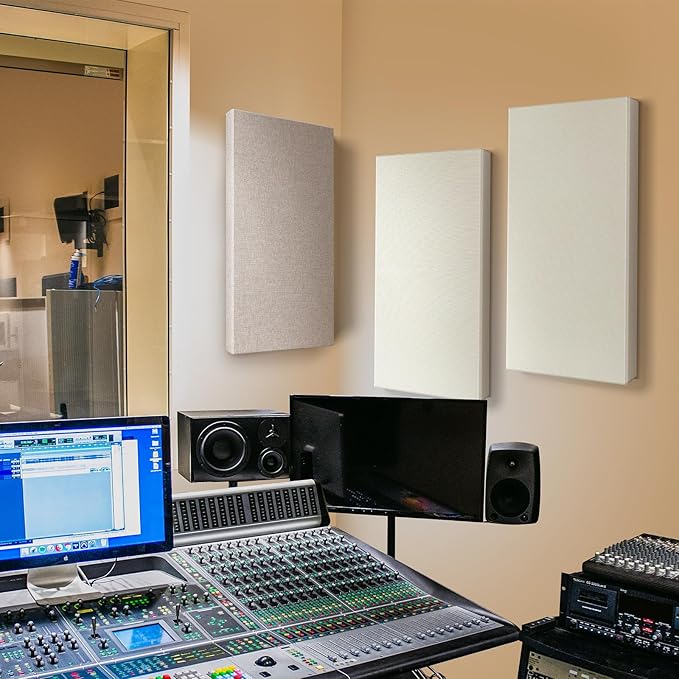 23.62" X 11.81" X 2" Fiberglass Wall Panel, 4 Pack Acoustic Panels, Acoustic - Image 7