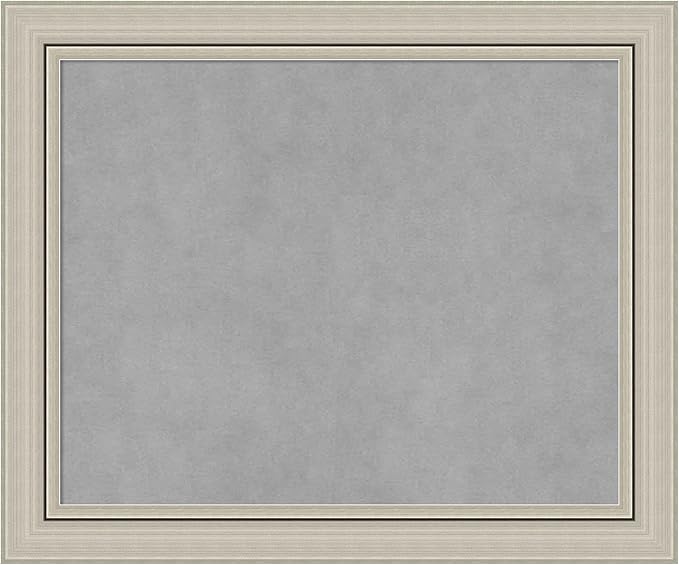 Amanti Art Silver Framed Magnetic Board 20x24 Small Vision Board by AmantiArt