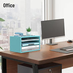 SHARKWOODS Wood Desk Organizer, 3 Tier Paper Tray Organizer - Image 7