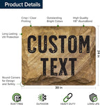 Custom Sign, Custom Street Sign, 11 Font Colors, 13 Font Styles, 4 Hole Options - Image 6