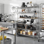 Regal Altair 24" Deep x 48" Wide x 74" Height Wire Shelving Kit | 6-Tier | NSF - Image 5