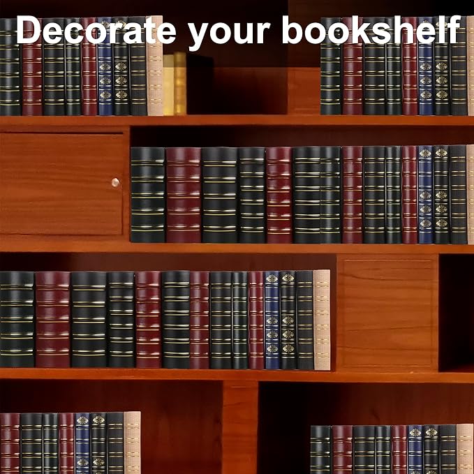 LETVPVOW Vintage Hardback 3 Ring Binder 2 Inch, Professional Leather Binders 2 - Image 4