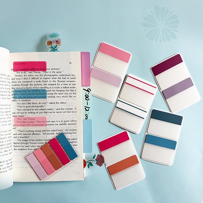 ELII 500 PCS Sticky Index Tabs 2 Inch Colorful Sticky Tabs - Image 4