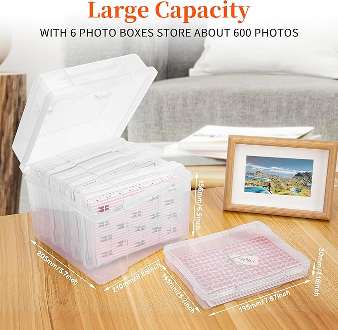 Joelver Maker 5" x 7" Photo Storage Box - Image 2