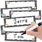 AmazingSpark 72 Pcs Composition Notebook School Name Tags by Unknown