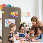 DECOLAB Standing Room Partition, Space Privacy Divider, Portable Wall Panel - Image 8