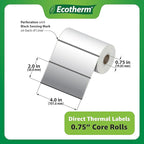 4" x 2" Mobile Printer Labels | 25 Rolls | 7500 Labels | fits Zebra ZQ630 - Image 3
