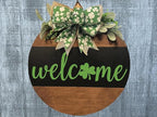 Wood front door sign Wood sign Home decor Welcome sign Sign - Image 2