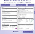 Clever Fox Dated Planner 2026-2027 – Weekly Life Planner Notebook - Image 6