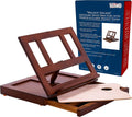 u.s. art supply walnut adjustable wooden art easel, main product view