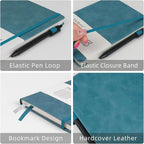 OnMove Notebooks Journal for Women Men 12 Pack Bulk Leather Hardcover - Image 3