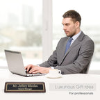 Business Wood Name Plate for Desk | Custom Desk Name Plate Personalized Gift - Image 5