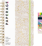 PAPERAGE Lined Spiral Journal Notebook, 160 Pages, Hardcover Journal by PAPERAGE