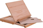 U.S. Art Supply Solid Solana Adjustable Wood Art Easel: Portable Beechwood by USArtSupply
