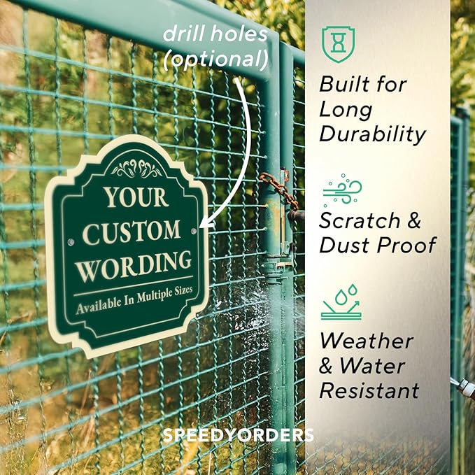 Custom Decorative Outdoor Metal Sign - Image 6
