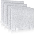 AMUSIGHT 4 Pack Acoustic Desk Dividers by AMUSIGHT
