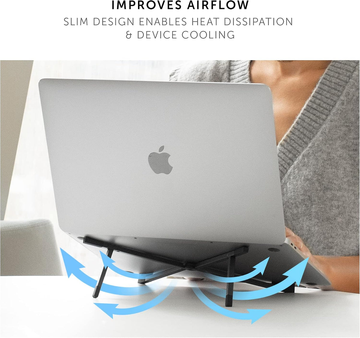 Native Union Fold Laptop Stand – Ultra-Slim Foldable & Portable Laptop St...