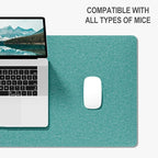 Auhoahsil Felt Desk Mat, Minimalist Large Mouse Pad XL 31.5 x 11.8 in, Desk Matt - Image 4