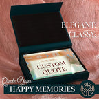 Personalized Gifts, Custom Quote Block Letter Board, Crystal-Clear Acrylic - Image 2