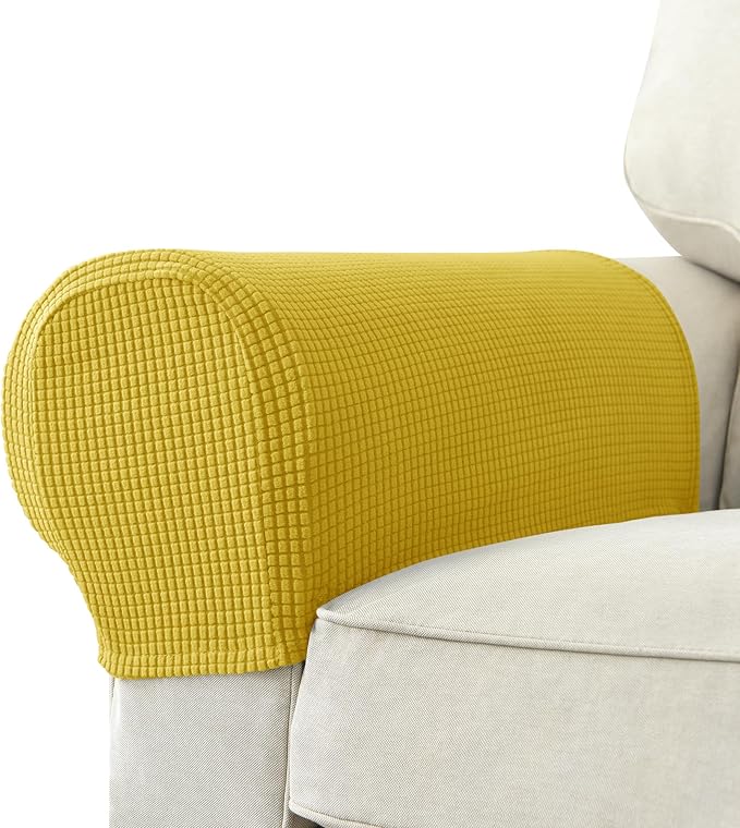 Chaexii Premium Polyester Sofa Arm Cover, Scratch Resistant Protector Covers by Chaexii