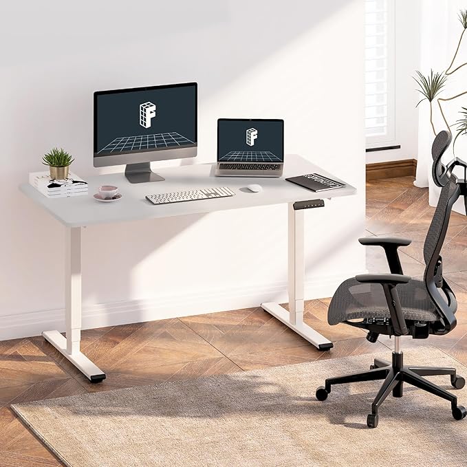 FLEXISPOT E6 3-Stage Dual Motor Electric Standing Desk 48 x 24 Sit Stand Up Desk - Image 2
