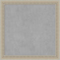 Amanti Art Silver Framed Magnetic Board 28x28 Medium Vision Board by AmantiArt