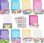 TaoBary 160 Pcs Stationery Paper Set 50 Double Sided Stationery Papers by TaoBary