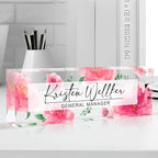 Personalized Name Plate for Desk Custom Acrylic Desk Name Plate Custom Employee - Image 4