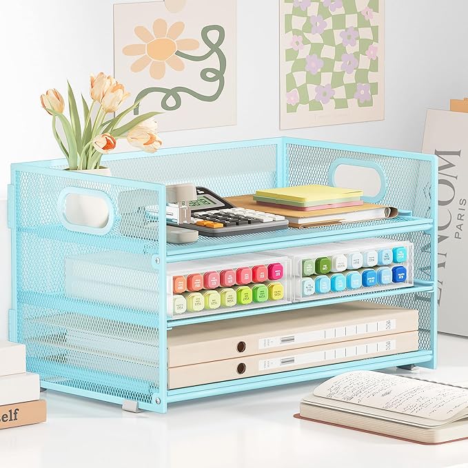Subekyu 3 Tier Paper Desk Organizer - Image 4
