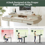 FEZIBO Height Adjustable Electric Standing Desk - Image 4