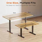 Huuger Dual Motor Electric Standing Desk Frame, Sit Stand up Desk Leg - Image 4