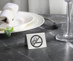 New Star Foodservice Stainless Steel Table Tent Sign, 2 x 1.5-Inch) - Image 4
