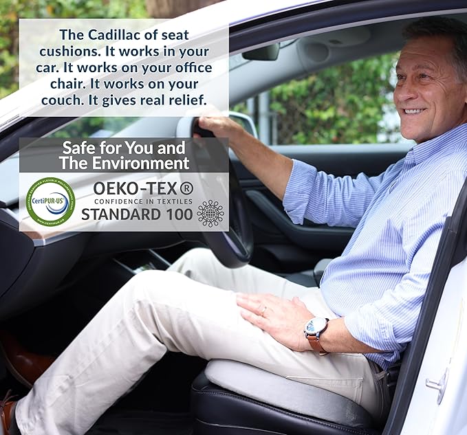 ComfiLife Gel Enhanced Seat Cushion – Office Chair Cushion – Non-Slip Gel & - Image 9