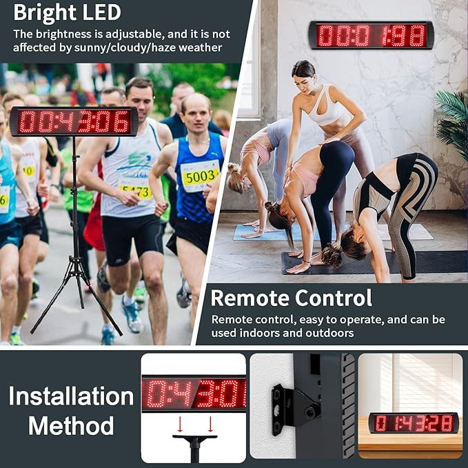Large LED Display Digital Race Timer - Image 4