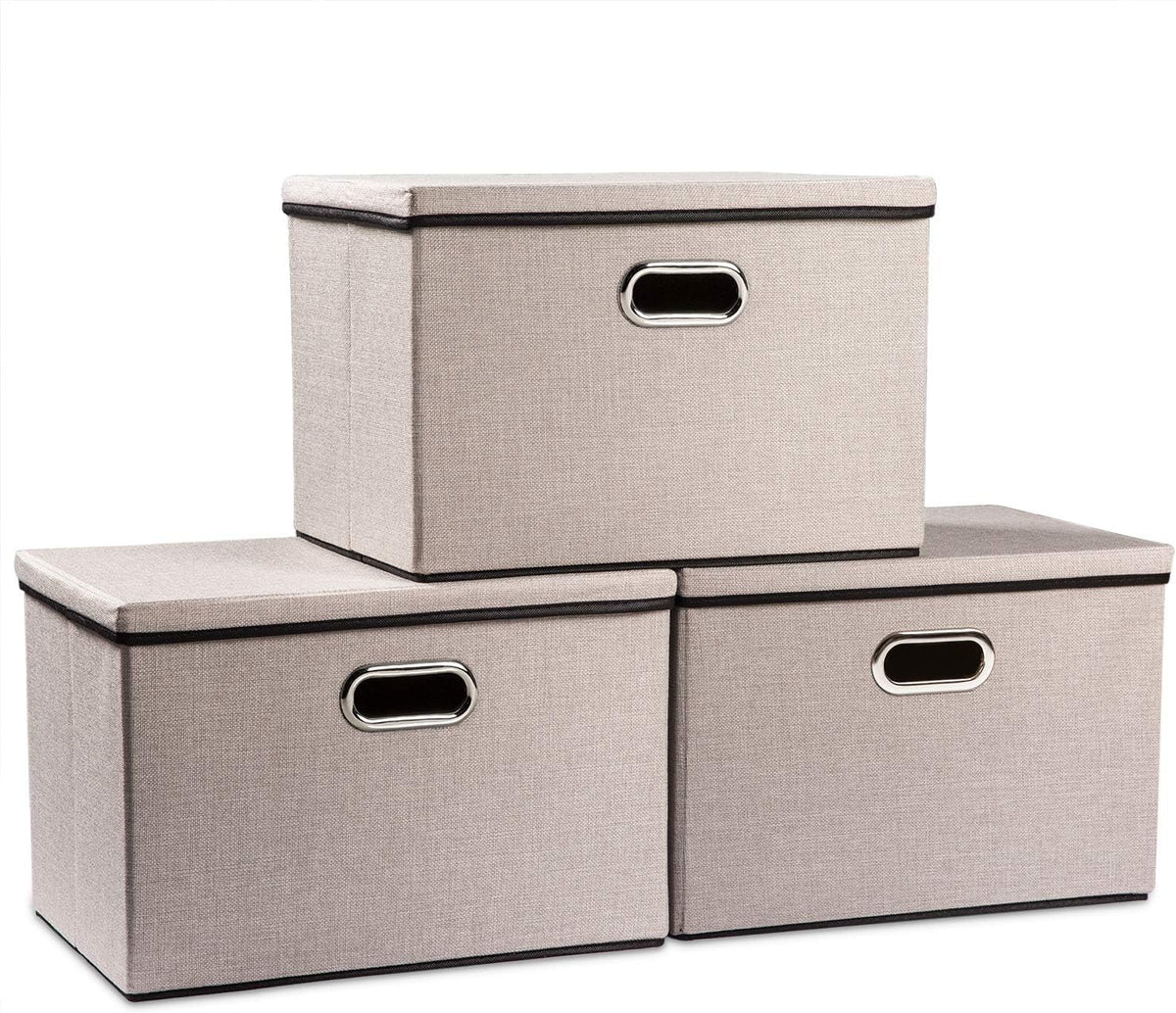 PRANDOM Large Foldable Storage Bins