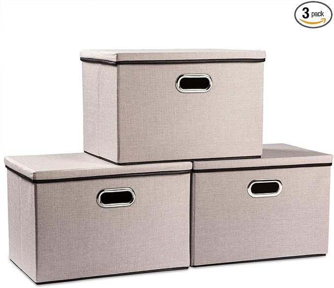 PRANDOM Large Foldable Storage Bins by Prandom