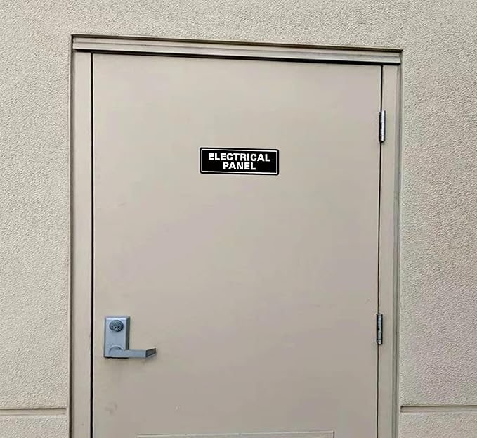 Electrical Panel Sign – Standard Electrical Cabinet Sign, Premium Durable - Image 6