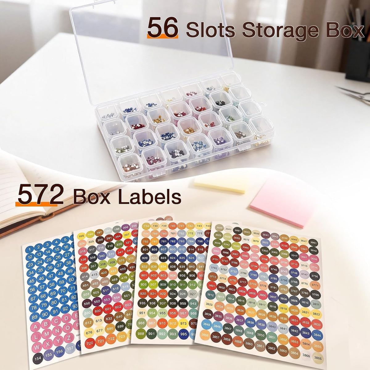 fangzh diamond painting storage accessories kit with a4, package contents