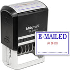 MaxMark Large Self-Inking Rubber Date Office Stamp by Maxmark