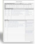 Hourly Planner Notepad. 60 Page Planning Pad w/Appointment Time Block, Task Log by LifeCharge