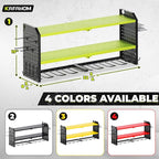 KAFAHOM Power Tool Organizer, Large 8 Drill Holder Wall Mount - Image 6